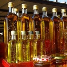 bottles of olive oil