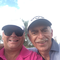 Photo of golf buddies