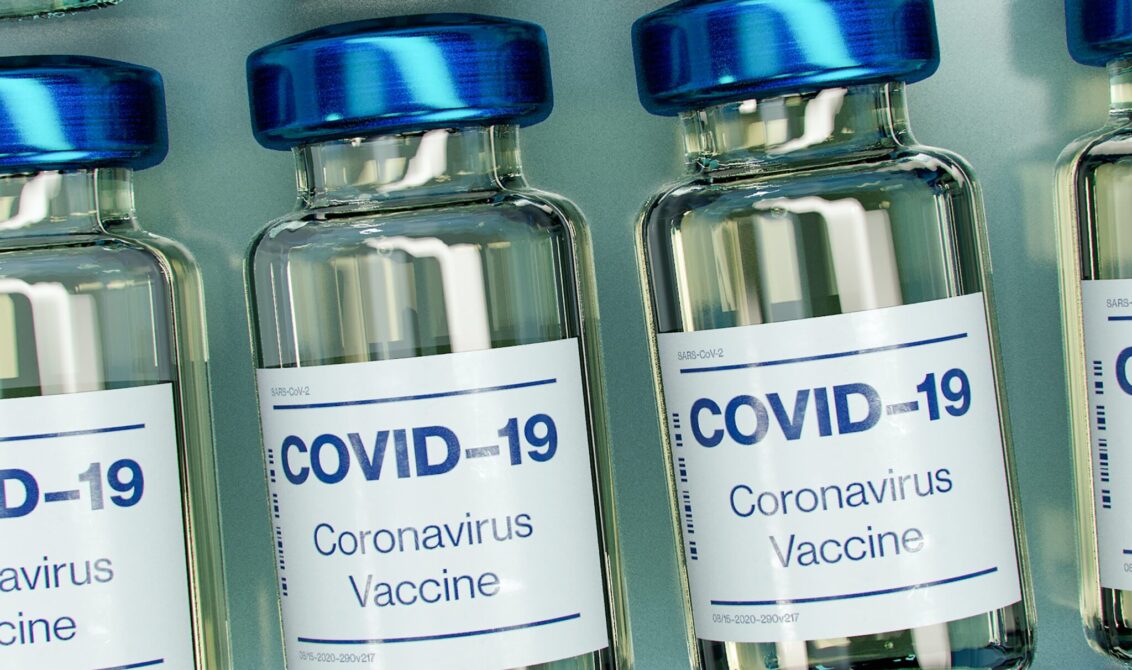 Covid-19 vaccine bottles