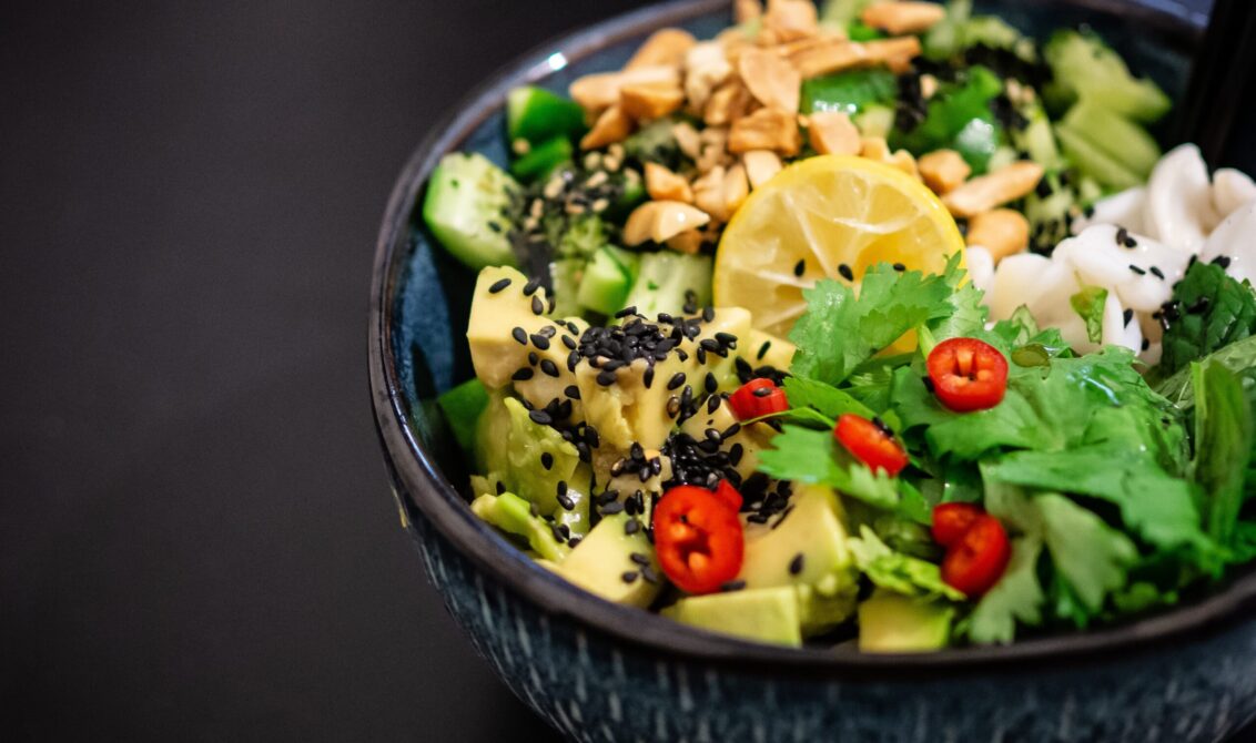 bowl of vegan healthy good